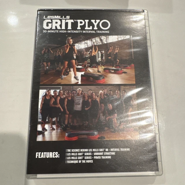LES MILLS GRIT Plyo 8 08 Eight DVD & CD (2014) 30-Minute High