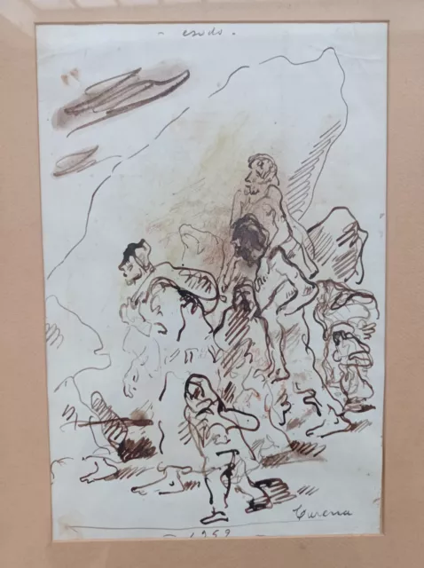 Felice Carena, china su carta