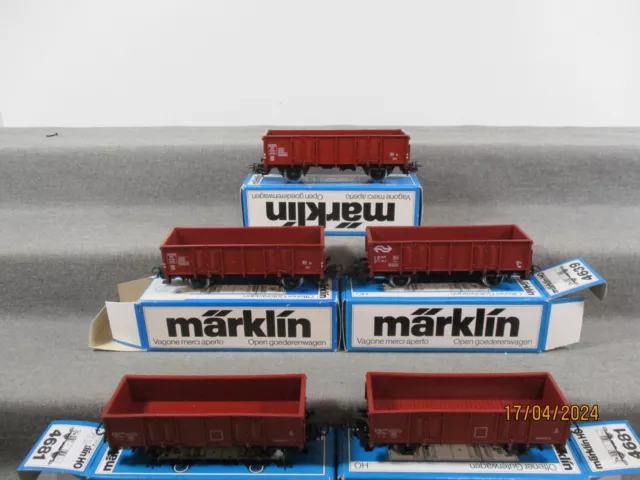 Märklin Spur H0 Diverse Güterwagen-Set 5 Teilig  in OVP X256