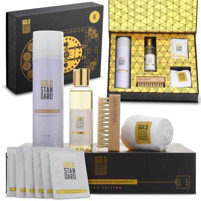 Gold Standard Premium Shoe Cleaning Kit Limited Edition Vault Gift Box