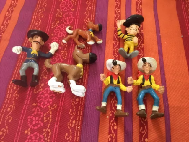 Lot Figurines Lucky Luke