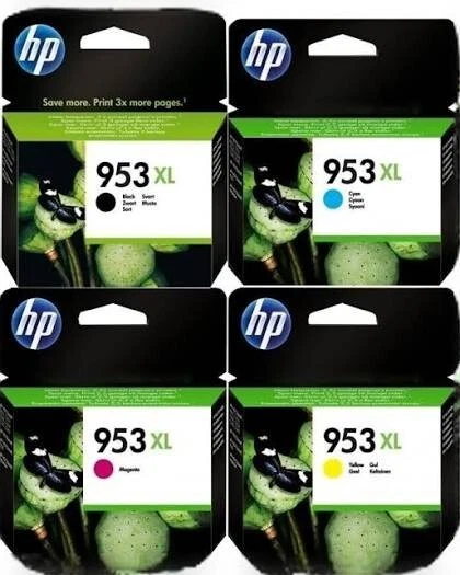 KIT 4 CARTUCCE ORIGINALI HP 950XL NERO - 951XL CIANO - MAGENA e GIALLO