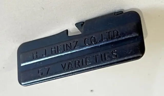 Vintage Heinz Advertising Folding travel tin opener blued finish 46x17 mm