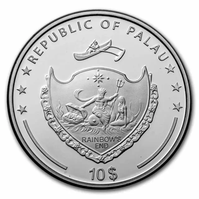 Palau 2022 $10 - DESERT Our Earth Ecosystems 2oz Silver Coin 3