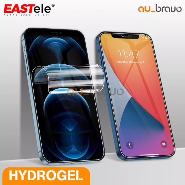 EASTele For iPhone 15 14 13 12 11 Pro XS MAX XR 8 Plus HYDROGEL Screen Protector