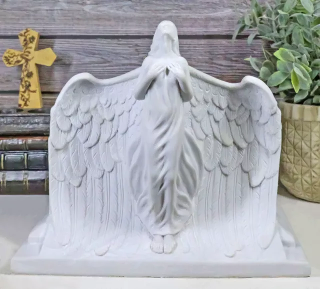 Ebros Heaven Bound Rising Angel Cremation Urn Statue Bottom Load Funeral Supply