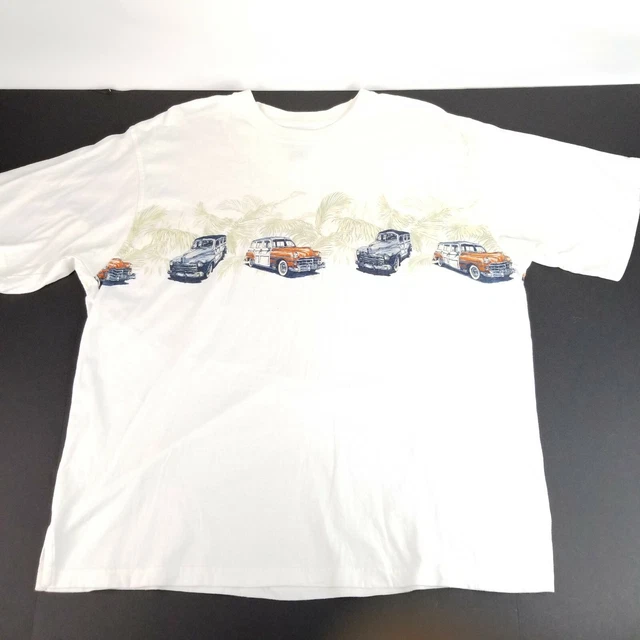 Boca Classics by Delmar Shirt Mens XXL Classic Cars Woody Wrap Around Print VTG
