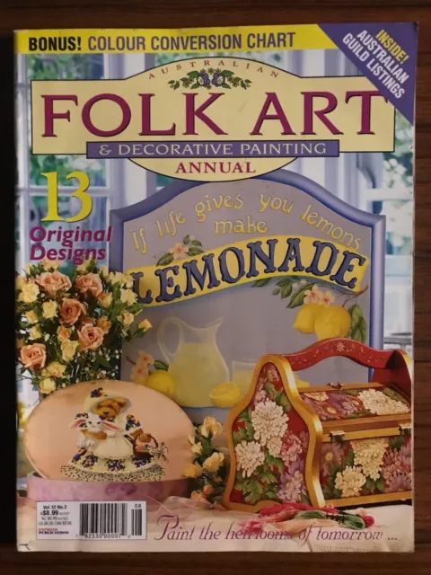 Australian Folk Art & Decorative Painting Magazine - Annual Vol. 12 No. 2