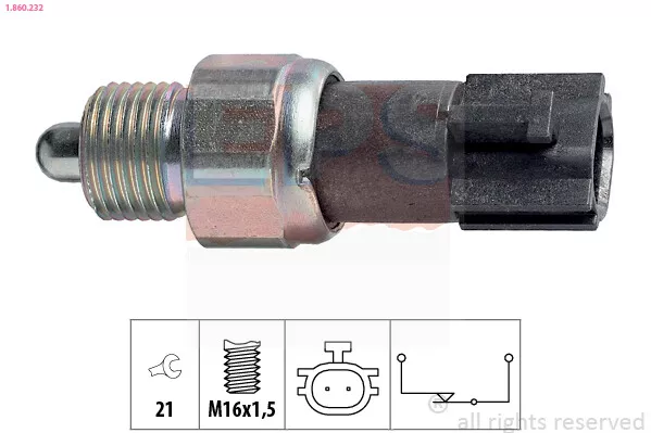 1.860.232 EPS Schalter, Rückfahrleuchte für ,MAZDA,NISSAN,RENAULT