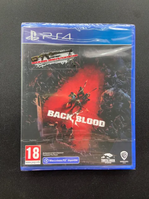 Jeu Back 4 Blood PlayStation 4 en boite PS4 Sony FR Neuf sous Blister