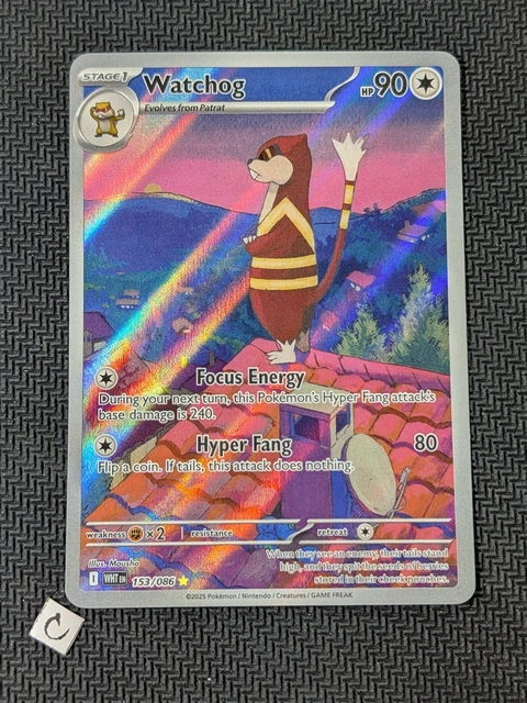 WATCHOG 153/086 - White Flare Illustration Rare Pokemon TCG NM $10.97 ...