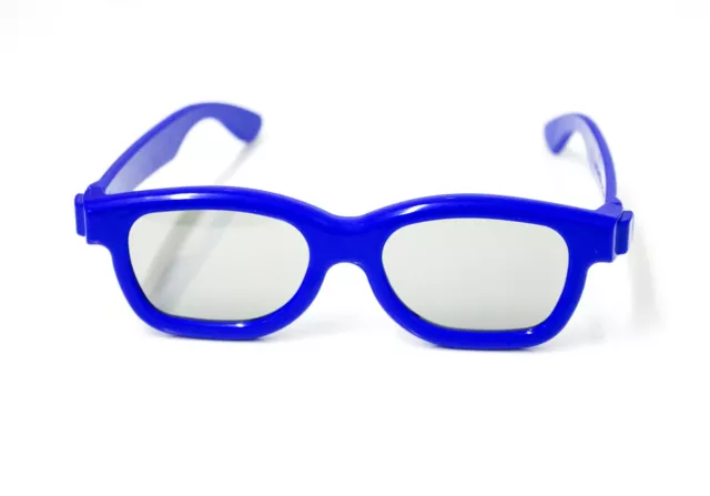 PRECORN 3D Brille für Kinder Universale passive 3D-Kinderbrille in blau