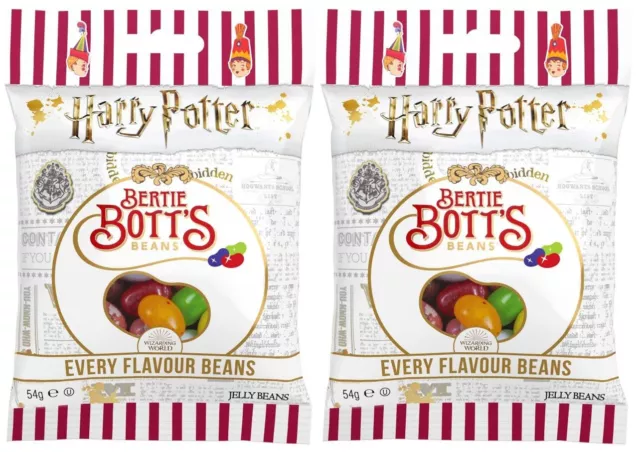 2x Jelly Belly Harry Potter Bertie Botts Saveur Grains 54g Américain Sucreries