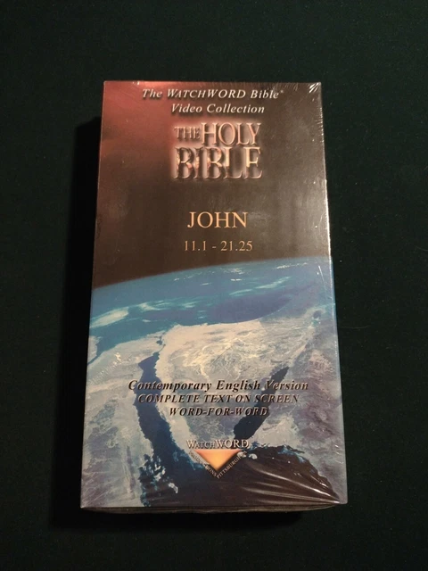 Read Bble THE HOLY BIBLE John 11.1-21.25 (VHS 1999) The Watchword Bible video ...