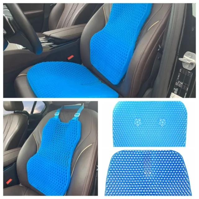 FOMI Thick Premium All Gel Orthopedic Seat Cushion Large Comfortable Pad  for Car, Office Chair, Wheelchair, or Home Pressure Sore Relief, Prevents  Sweaty Bottom Durable, Portable 