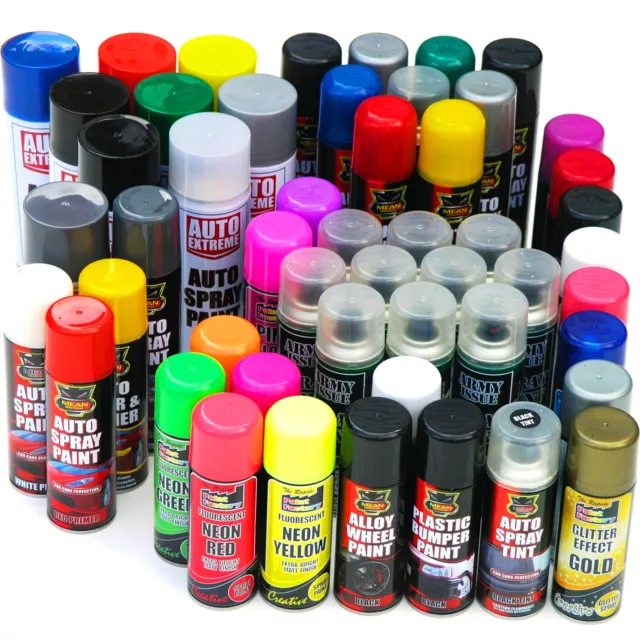 DECO COLOR METALLIC GLITTER METALIZED SPRAY PAINT 400ML MOTORCYCLE SCOOTER  BIKE