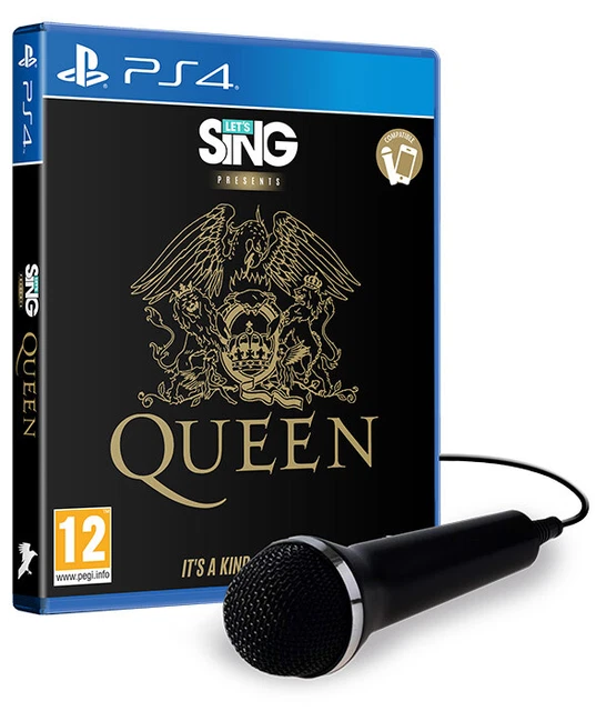 Let's Sing Queen + 1 Micro PS4 PLAYSTATION 4 Ravenscourt