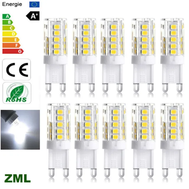 10x G9 LED 3W  Dimmbar Kapsel Birne Leuchtmittel Kaltweiß AC 230V