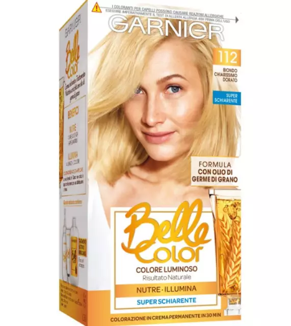 Belle Color Biondo Chiarissimo Dorato 112 Garnier 1 Kit