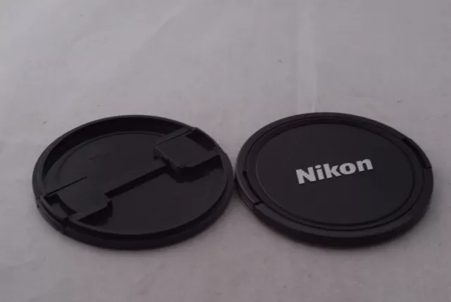 Two Nikon 77mm Front Lens Caps in Excellent Condition