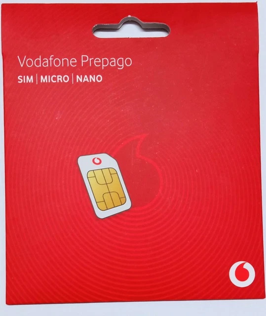 TARJETAS PREPAGO VODAFONE L 140GB + 10€ saldo GRATIS Mas GB Extra