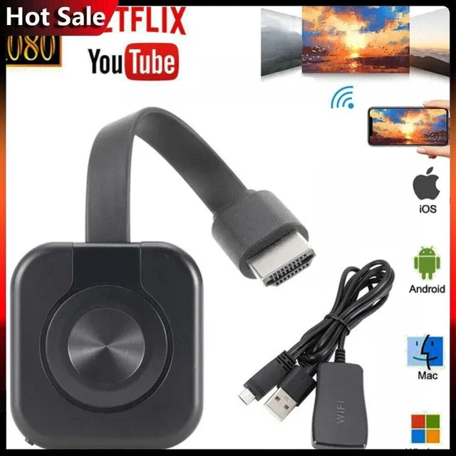 HDMI Mirror Screen Display Adapter F/ 1080P TV Miracast Dongle Wifi Wireless