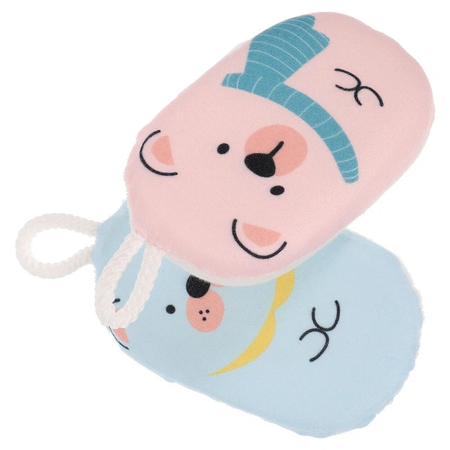 2 un. esponjas para baño de bebé depuradores de baño para niños pequeños encantadores de ducha para niños