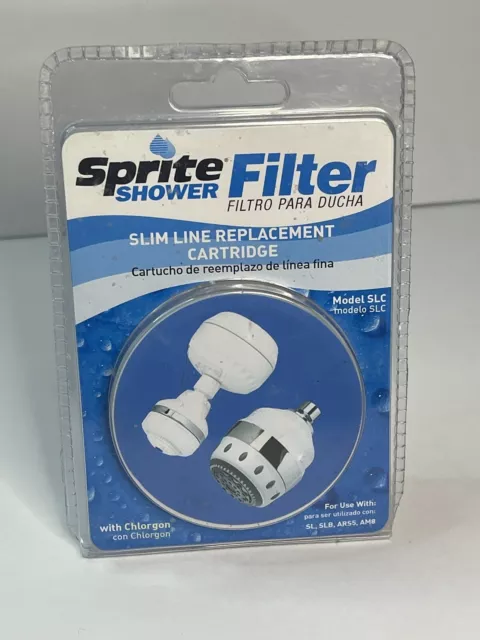 Sprite Shower Filter Slim Line Replacement Cartridge Model SLC w Chlorgon NEW