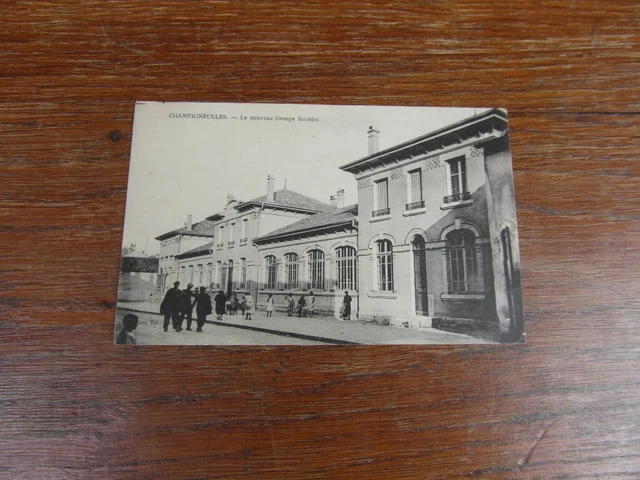 Cpa Old Postcard: Mushrooms 54 The New School Group