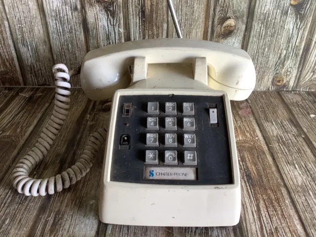 Vintage Chatter Hpone Intercom Telephone Cream White Telephone