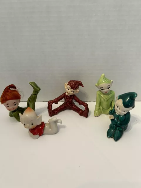 Vintage Pixie Elf Figurines