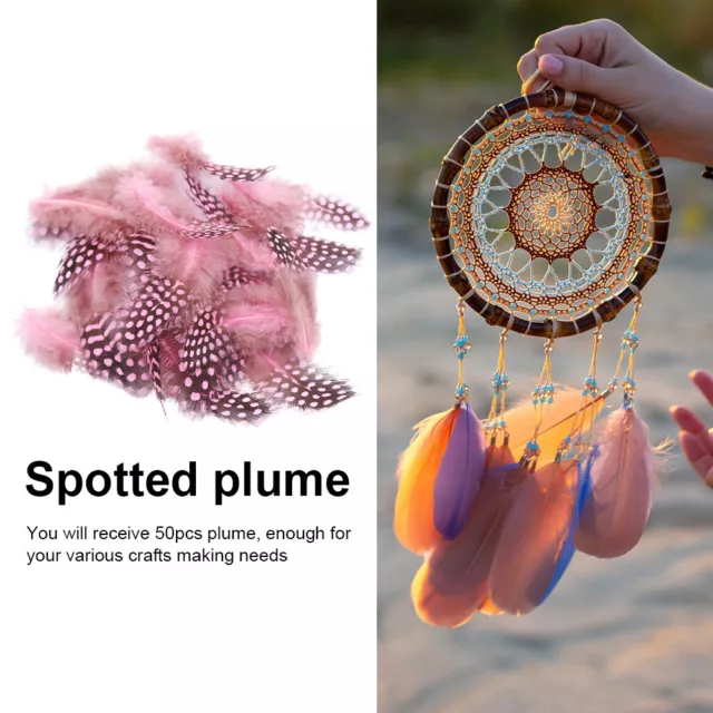 Party Soft Lightweight Spotted Plume For Craft Natural Decorative Charm