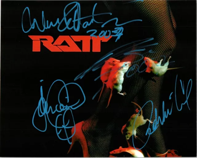 Ratt Group Signed Autographed 8X10 Photo C