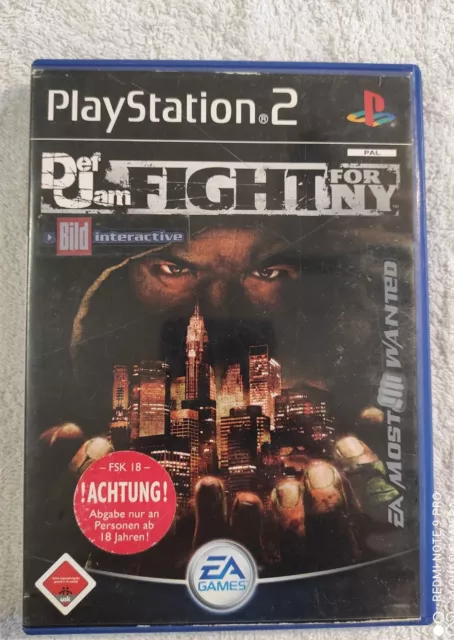 Def Jam: Fight for NY Sony PlayStation 2 mit Anleitung und OVP PS2