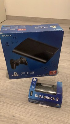 Playstation 3 PS3 Ultra Slim 12 Go en Boîte Avec notice Manque Câbles SONY