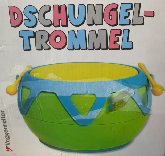 Voggenreiter Dschungel-Trommel, Musikinstrument für Kinder ab 18 Monaten