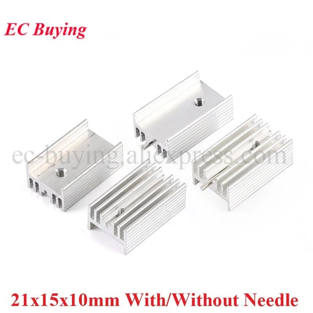 5pcs Heatsink TO-220 25*15*10mm Heat Sink Radiator Cooling Fin Cooler Radiator