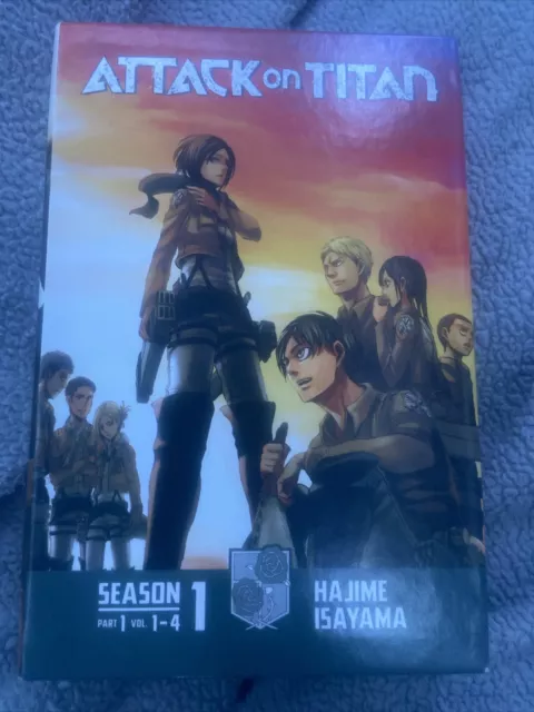 Attack On Titan Season 1 Part 1 Vol 1-4 Books