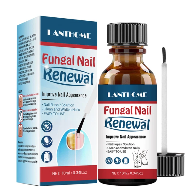 LANTHOME 10 ml renovación de uñas fangal solución mejorada de uñas cuidado suave L6R7