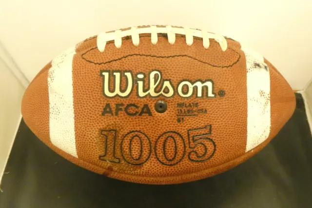 NCAA College Football Game Used Wilson Ball Temple University From Penn State NCAA College Football Game Used Wilson Ball Temple University From Penn State