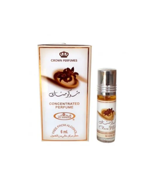 Choco Musk 6ml Roll On Perfume Oil By Al Rehab Unisex Arabic Arabian Fragrance