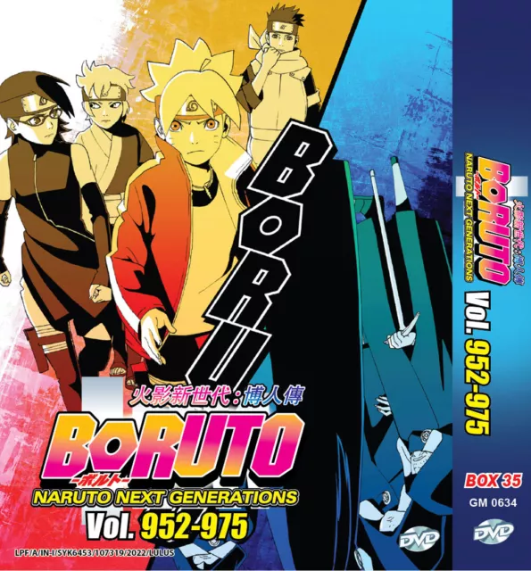 DVD~ANIME BORUTO: NARUTO NEXT GENERATIONS VOL.856-879 BOX 31 ENG SUB + FREE  SHIP