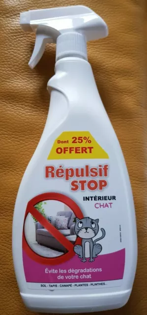 Spray Répulsif stop intérieur chat 750ml