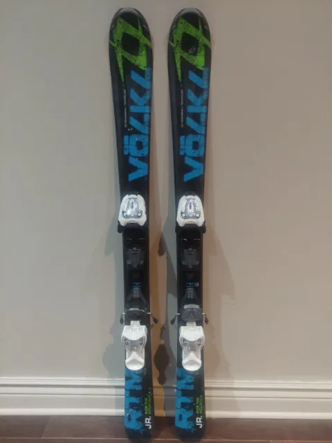 Volkl RTM Junior 110cm Ride The Mountain Skis W/ Marker 4.5 Bindings