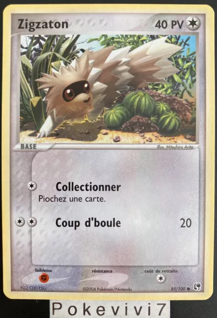 Pokemon Card ZIGZATON 85/100 Block EX Sandstorm FR NEW