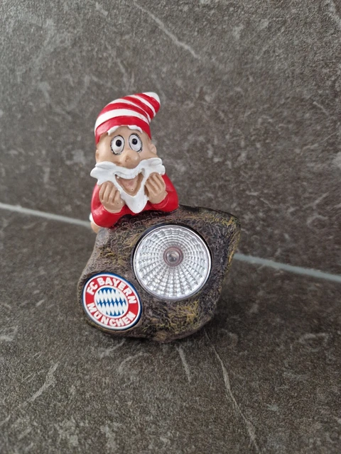 FC BAYERN MÜNCHEN Gartenzwerg Zwerg Solarfigur EUR 40,49 PicClick DE
