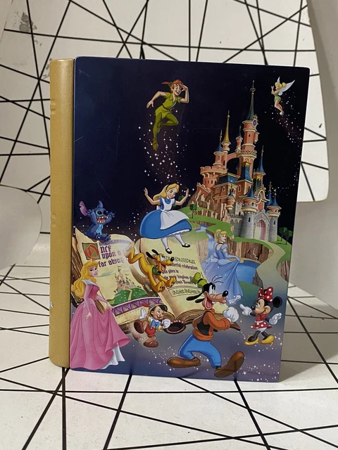 Disneyland Paris 15th Anniversary Celebration book Tin Collectable Merchandise