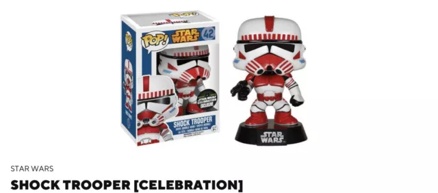 funko pop star wars shock trooper celebration exclusive 2015