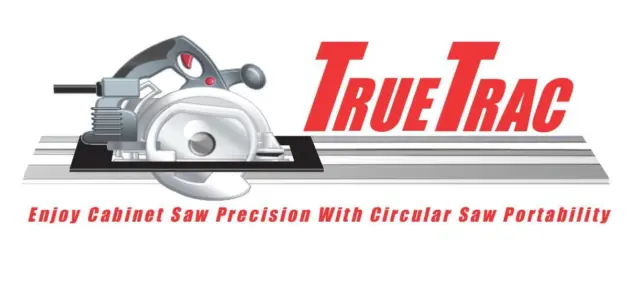 TrueTrac Pro-Series 8' Combo Kit - circular saw straight edge cutting guide