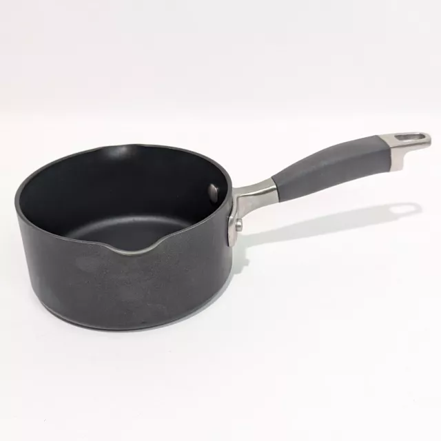 Anolon Advanced Hard Anodized Nonstick Sauce Pan w/ Pour Spouts, 1Q